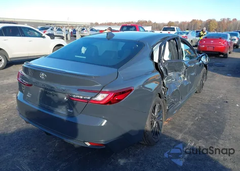 2025 Toyota Camry Se z USA, uszkodzony, nr VIN 4T1DBADK1SU016163